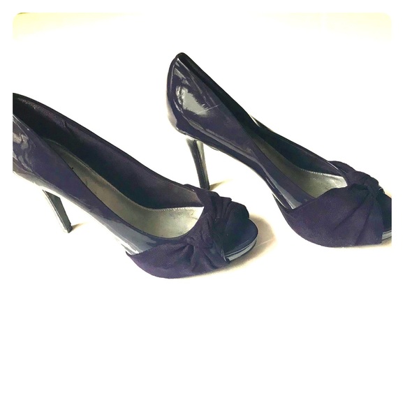 dark purple pumps